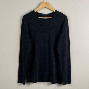 Wings + Horns Signals Long Sleeve Tee | Static Black